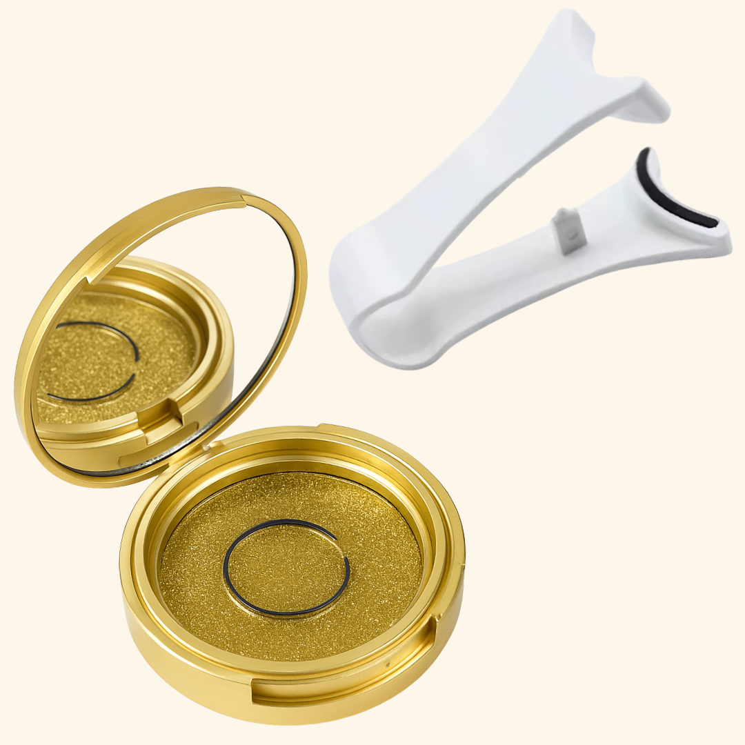 Golden Cases + Applicator Tweezers 🎁